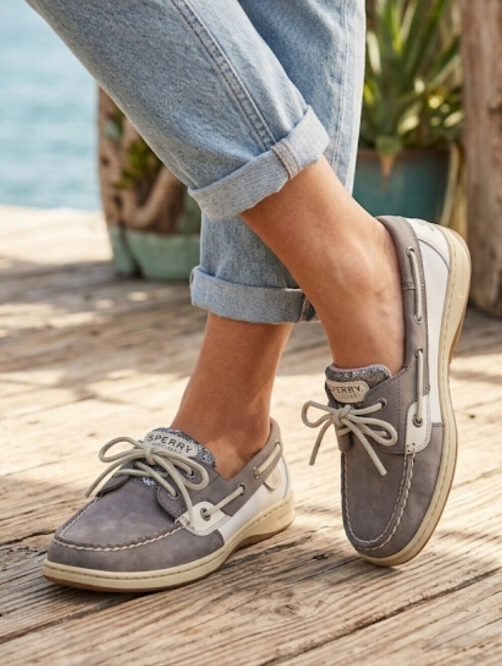Sperry Womens Angelfish Boat Top Sider Comfort Moc Loafer slip on shoes Sz 8.5